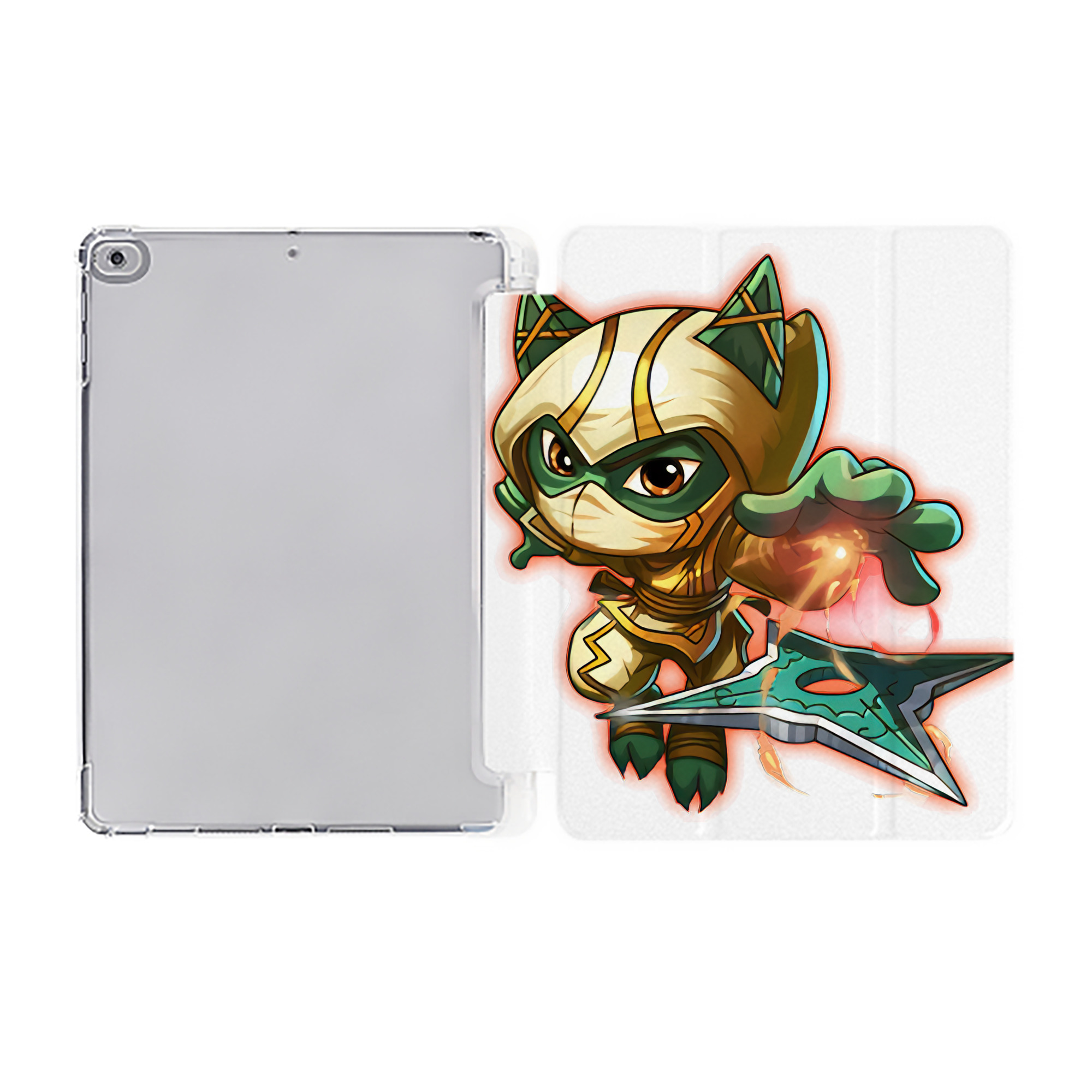 （画像用） リーグ・オブ・レジェンド League of Legends LOL IPad ケース ペン収納付き 三つ折りスタンド PUレザー×シリコン 対応機種9.5/10.5/10.9インチ